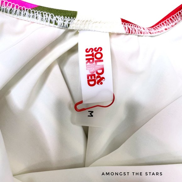 Solid & Striped Michelle Watermelon Striped One Piece Bathing Suit - Picture 11 of 12